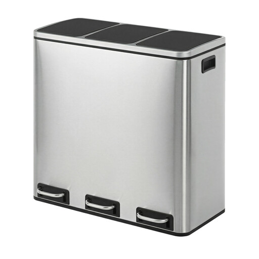 ochama Triple Compartment Recycling Bin, 3 x 18L