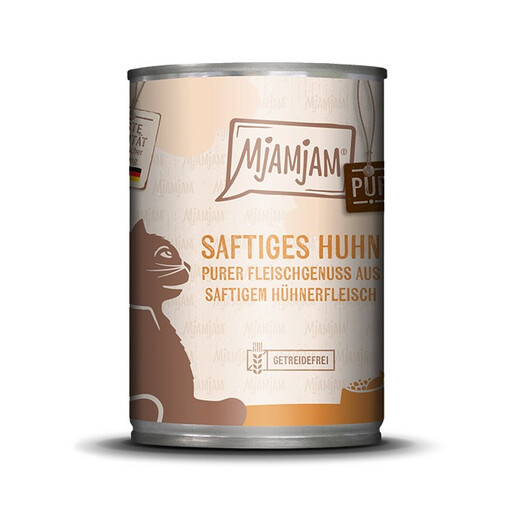 MJAMJAM Pure Meat P?té with Chicken in a 400g can