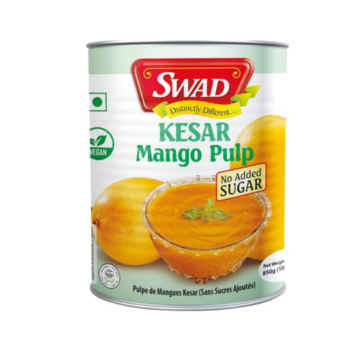 SWAD Unsweetened Kesar Mango Pulp 850 g