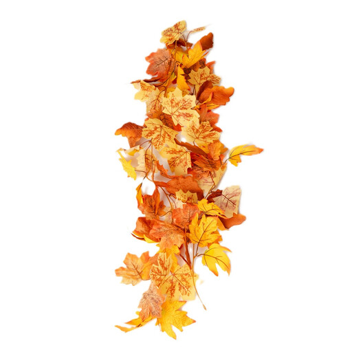 Marrybox Fall Garland Maple Leaf Yellow 1.8m