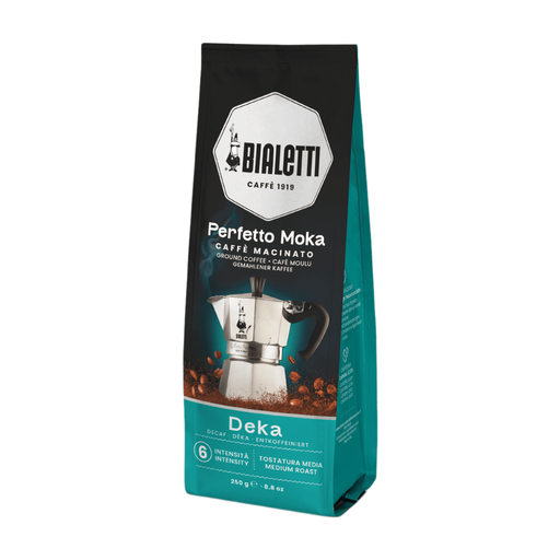 Bialetti Perfetto Moka Entkoffeiniert Gemahlener Kaffee 250g