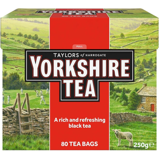 Taylors of Harrogate Yorkshire Tea 80 Tea Bags 250g