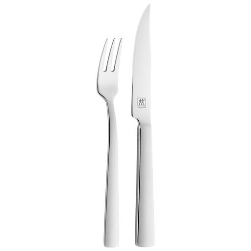 Zwilling ZW 2-Piece Dinner Steak Cutlery stainless steel