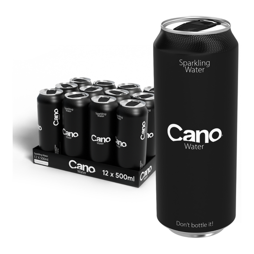 Cano Water Sparkling Resealable 12 × 500ml pack