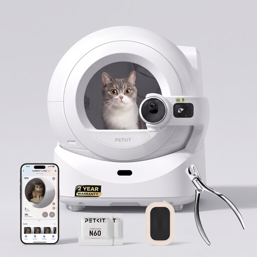 PETKIT Purobot Ultra Self-Cleaning Cat Litter Tray and Box with Camera