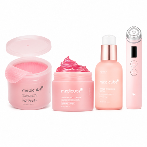 Set éclat Medicube Pink Collagen 4 étapes