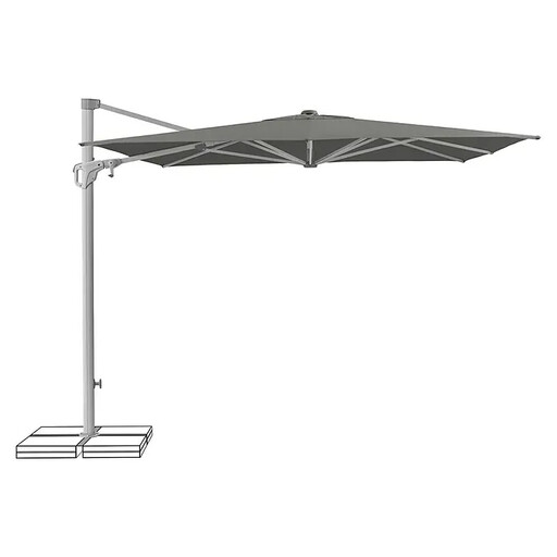 Suncomfort by Glatz Familyflex Stone grey 057, 250 x 250cm