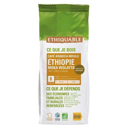 ETHIQUABLE 有机埃塞俄比亚摩卡咖啡粉 250g
