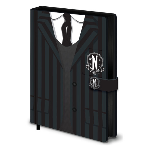 Wednesday Uniform A5 Premium Notebook with Clasp