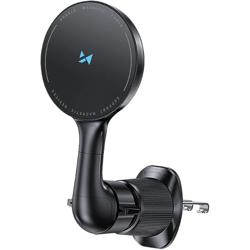 Wozinsky Car Mount with 15W Wireless Charger, Magnetic, Black, Active Cooling