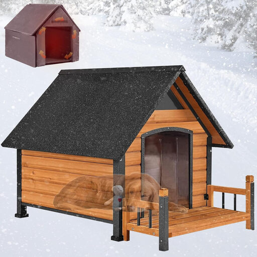 aivituvin isolierte Hundehütte für den Winter