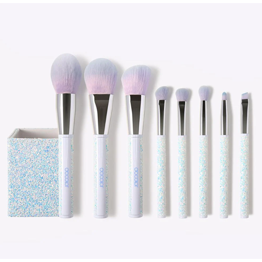 docolor 8 Pieces Sparkle Brush Set With Holder