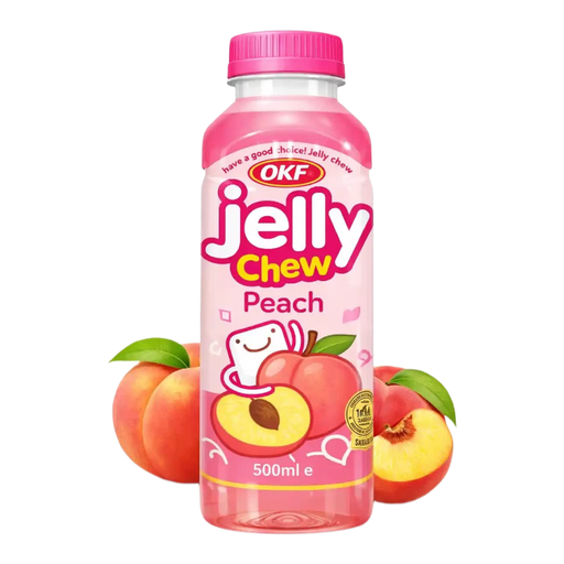 OKF Jelly Chew Peach 500ml