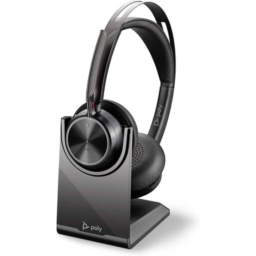 Poly Voyager Focus 2-M USB-C Headset with charging stand