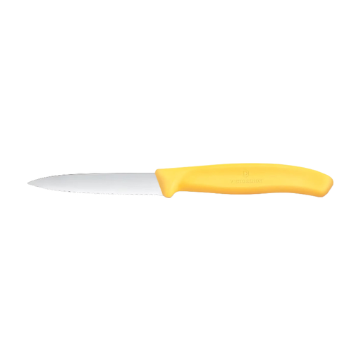 Victorinox Swiss Classic 8 cm serrated vegetable knife, yellow