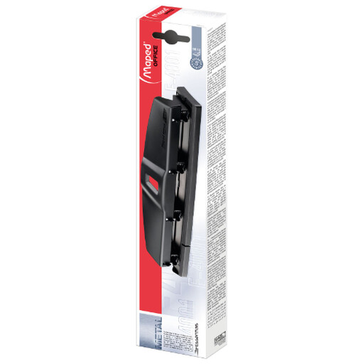 Black MAPED Essentials 4-hole metal punch