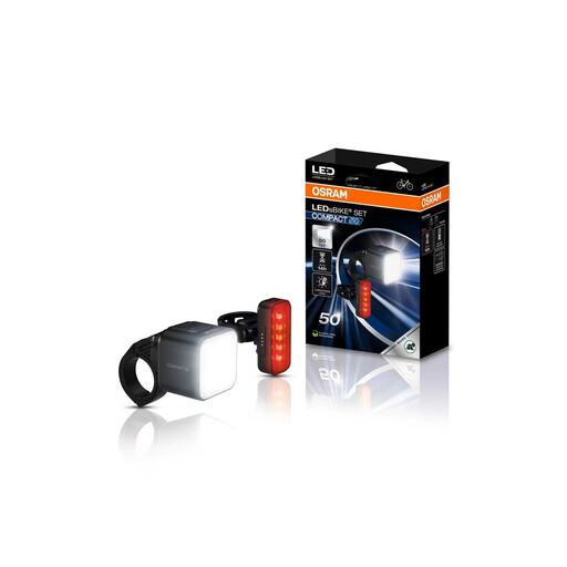 OSRAM COMPACT 50 Set - Rechargeable Bike Light Set
