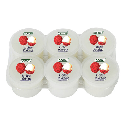 Cocon Lychee Pudding with Nata de Coco 480 g