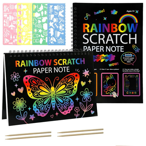 OSLINE Kids Scratch Art Drawing Pad