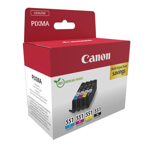 Canon 6509B016 Original 4-Ink Cartridge Pack