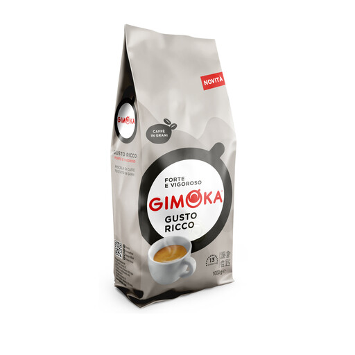 GIMOKA Gusto Ricco 咖啡豆包装，1 kg