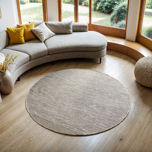 My Flair Wollteppich “Suzan” in Creme