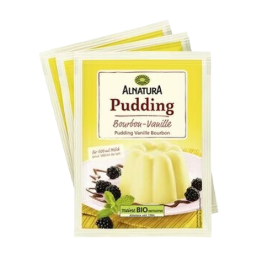 Alnatura Organic Pudding Powder Bourbon Vanilla 3x40g 120g