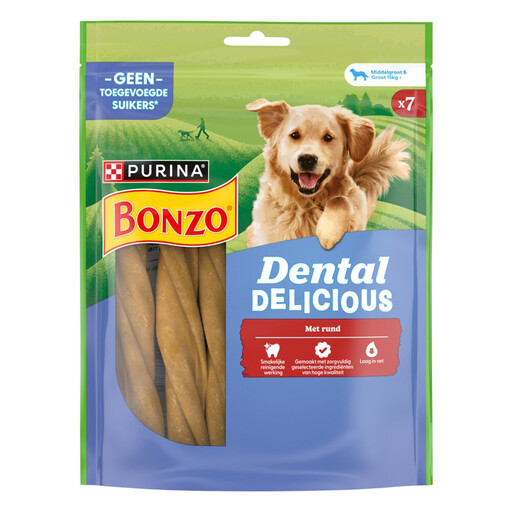 Friandise Bonzo Dental Delicious au bœuf