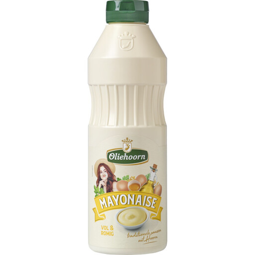 Oliehoorn Mayonaise 80% in 750 ml fles