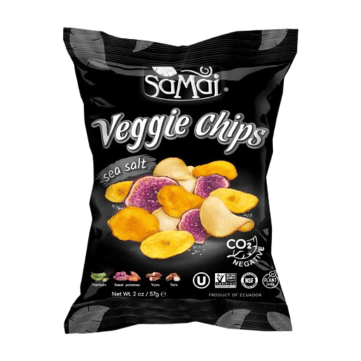 Packet of SAMAI Veggie vegetable crisps, 57 g