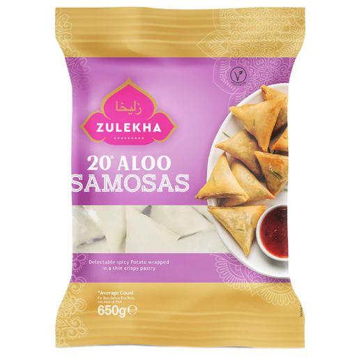 Zulekha Aloo Samosas 20 Pack 650g