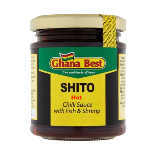 Ghana Best Shito Hot Chili Sauce with Shrimp