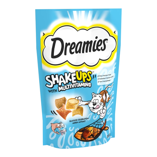 Dreamies Shakeups Multivitamins Seafood Celebration Cat & Kitten Treats