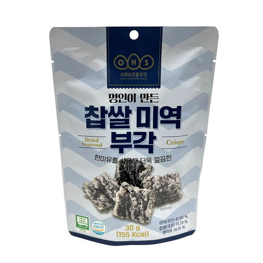 OHS Dried Seaweed Crisps 30g