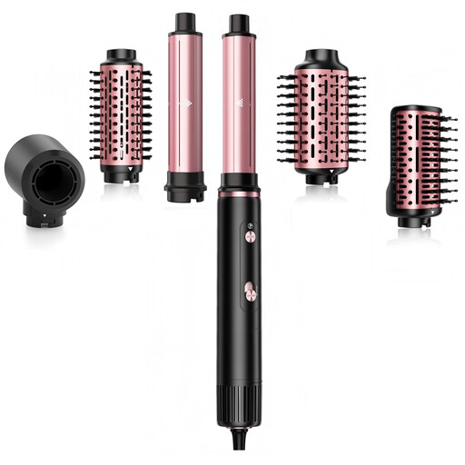 NICEBAY 110.000 RPM Brushless Motor Hair Dryer Brush, 5-in-1