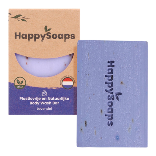 HappySoaps Body Wash Bar Lavender