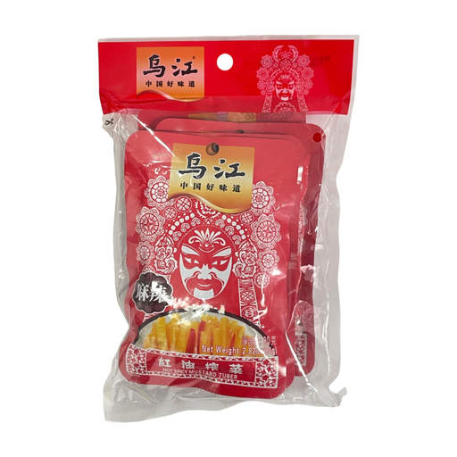 WuJiang Red Oil Pickled Mustard Tuber 80g
