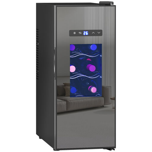 HOMCOM wine cabinet, 12 bottles, 30 L