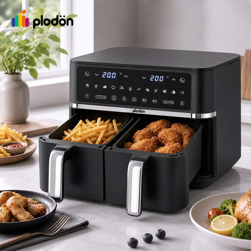 Plodon 9L Dual Zone Air Fryer