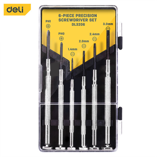 Deli 6Pcs Clock Precision Screwdriver Set