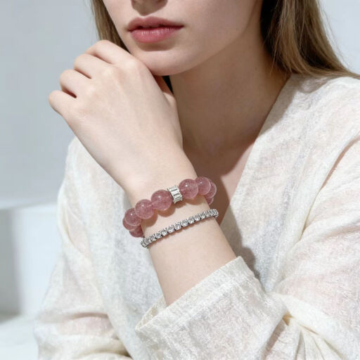 VoxorAI L8 Aardbeienkwarts Armband