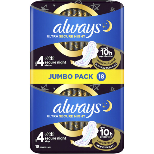 Always Ultra Secure Night Maandverband