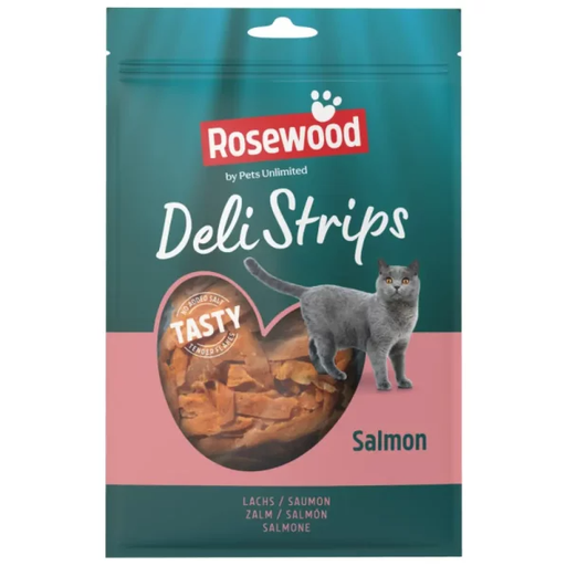 Rosewood Deli Strips Salmon Cat Snacks 40g