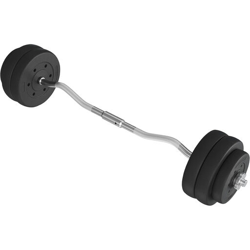 Yaheetech Hantelset mit SZ-Curlstange