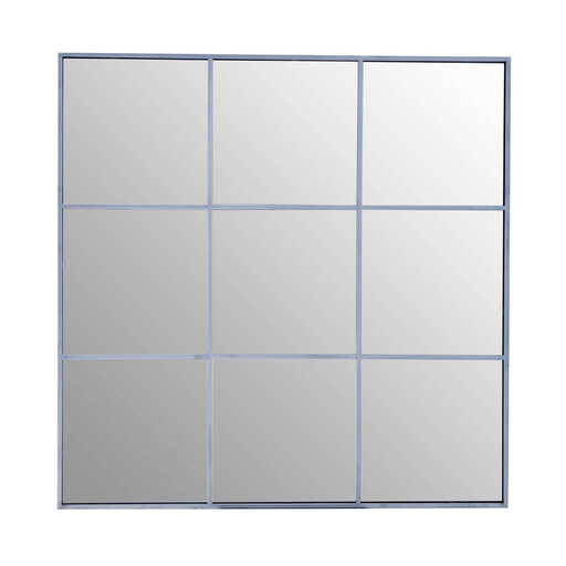 Interiors by Premier Wall Mirror Oriel Square Silver 95x95cm
