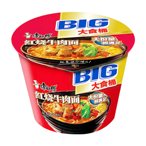 Master Kong Big Bowl Braised Beef Flavour Instant Noodles