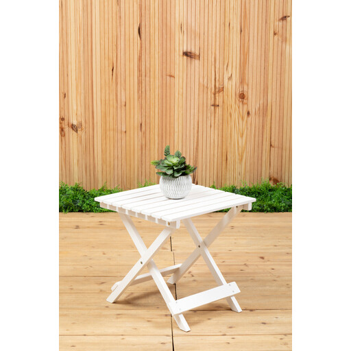 Premier Housewares White Folding Table