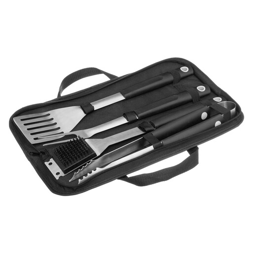 Case with 4 BBQ utensils