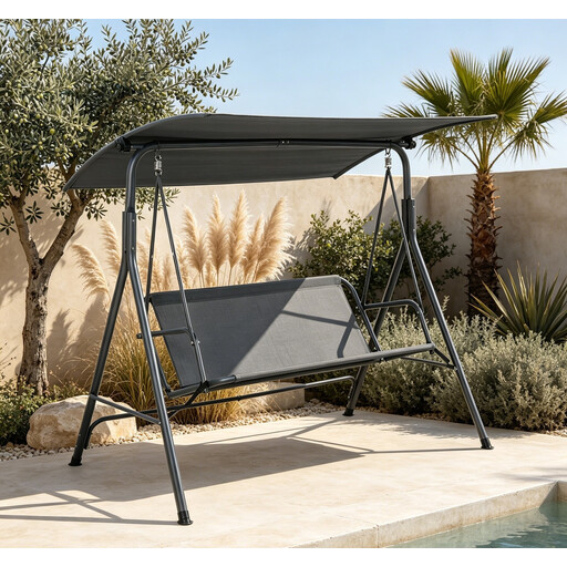 Garden Furniture Steel Canopy Swing
