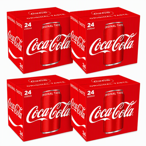 Coca-Cola Original Taste 4 组装，每组 24 罐 × 330 毫升